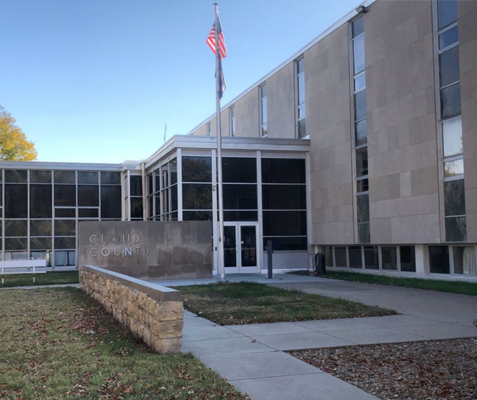 Cloud County Courthouse where their Extension office is housed