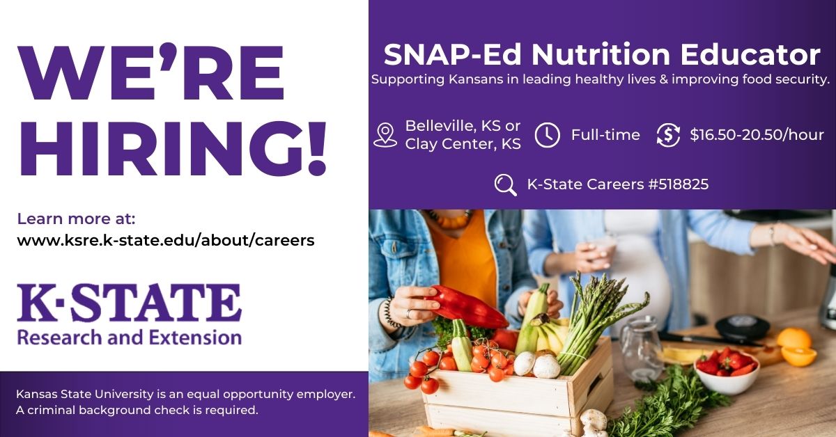 We're hiring a SNAP-Ed Educator