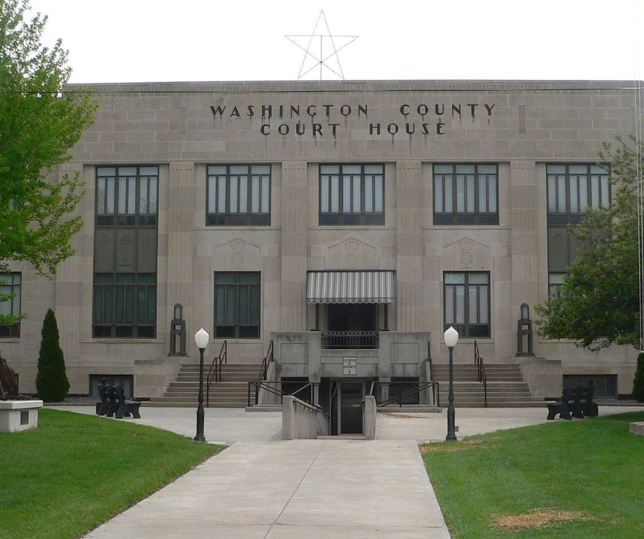 Washington County Courthouse where their Extension office is housed